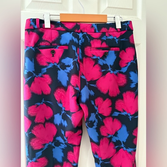Banana Republic women’s Avery floral pants size 6 sateen slim - Picture 6 of 14
